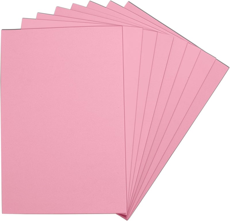 ACTIVITYYA Pink EVA Foam Sheets, 6 x 9 Inch, 2mm Thick – Foam Paper for DIY Arts and Crafts, School Projects, and More – 8 Pack - Image 1